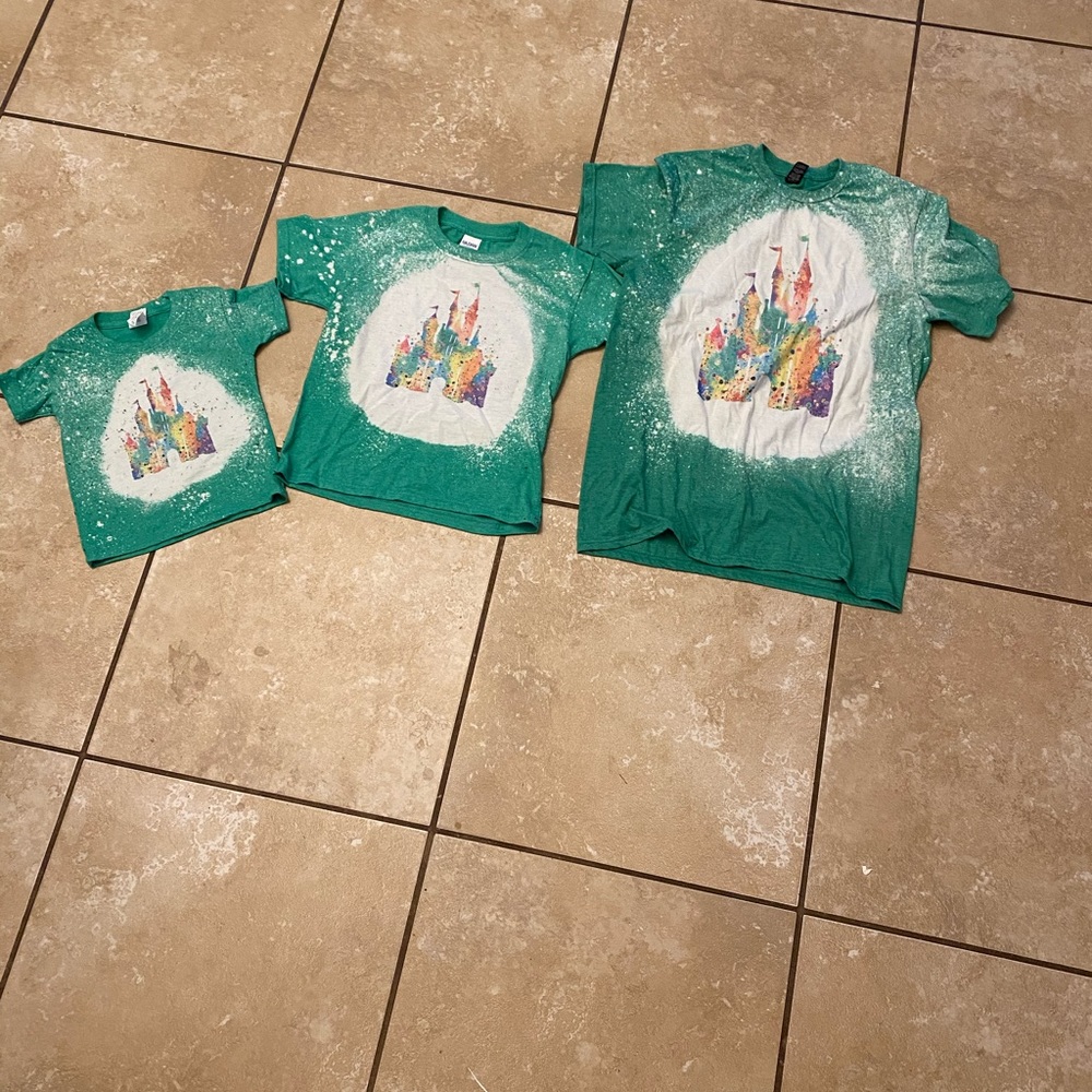 Disney castle shirts